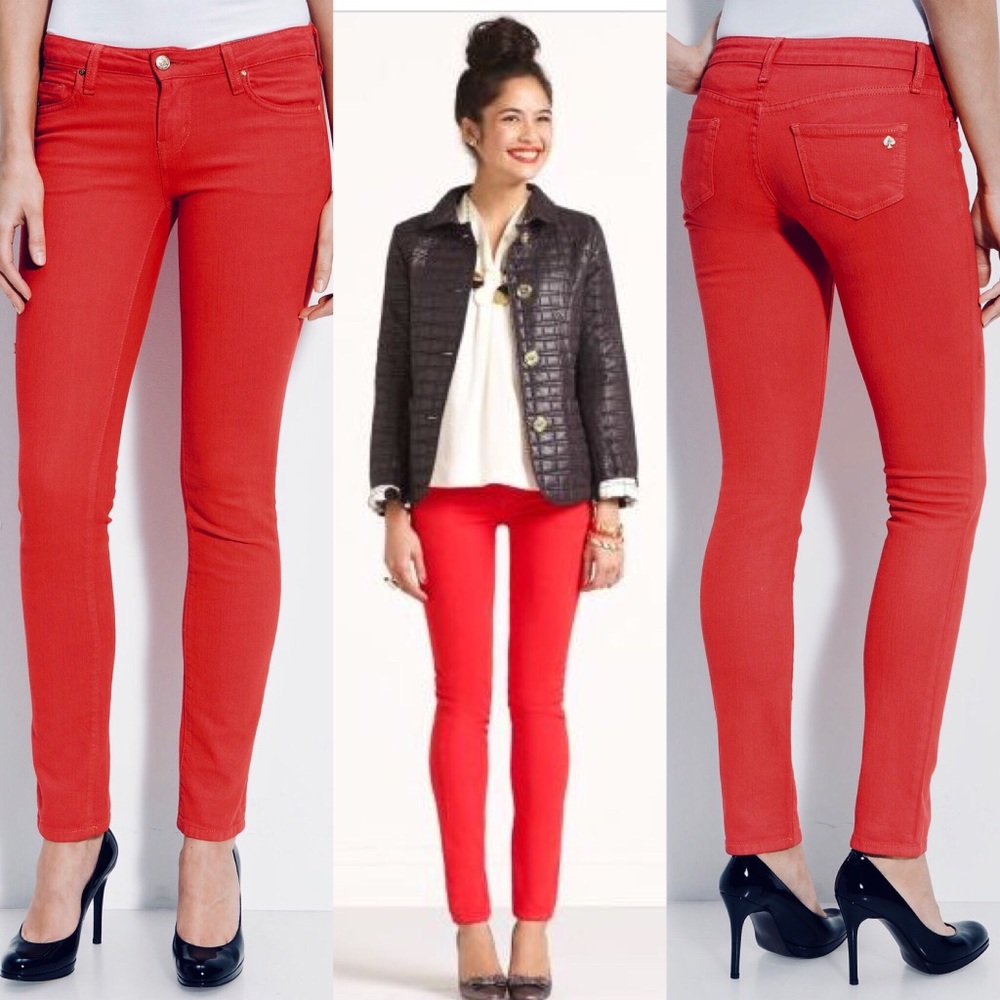 Kate Spade Broome St Denim in Red